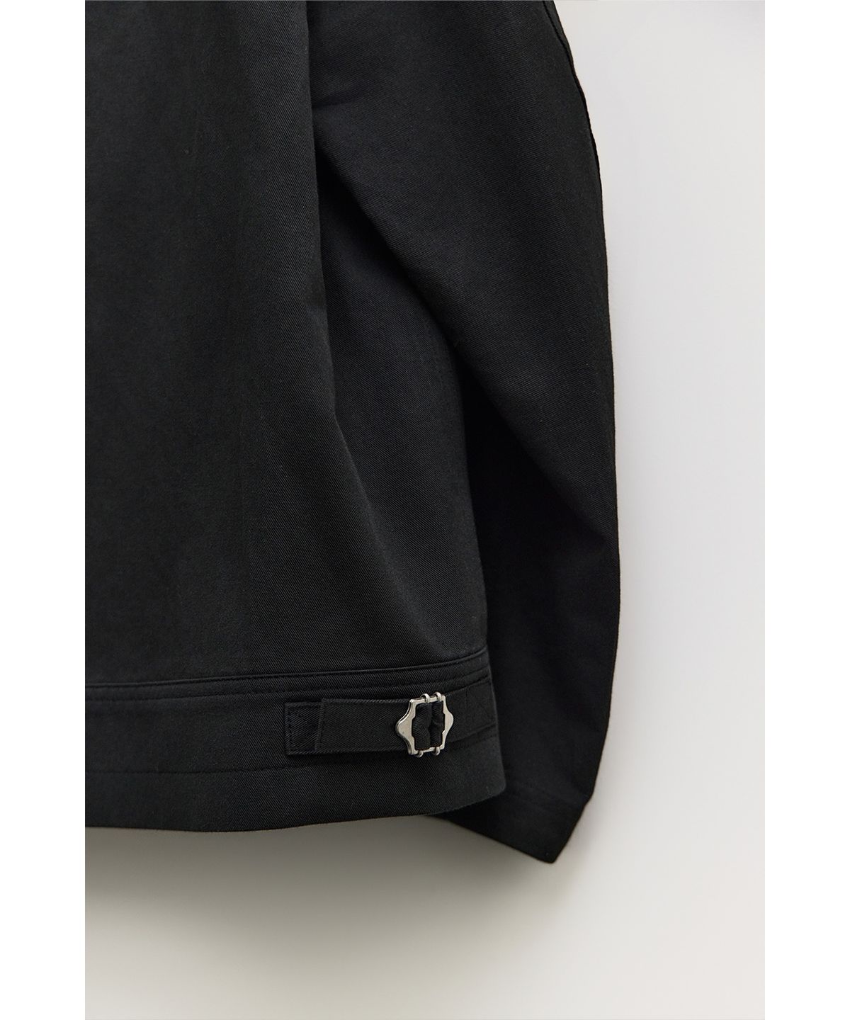 유스(YOUTH) Leather Trim Cotton Jacket - Black