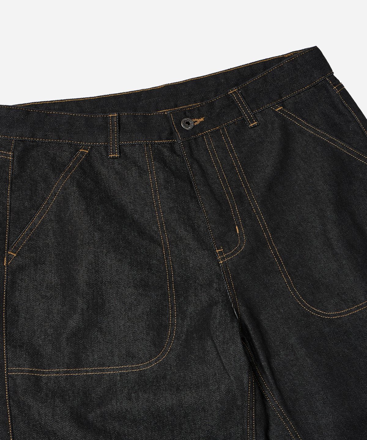 프리즘웍스(FRIZMWORKS) CP WIDE DENIM PANTS _ BLACK