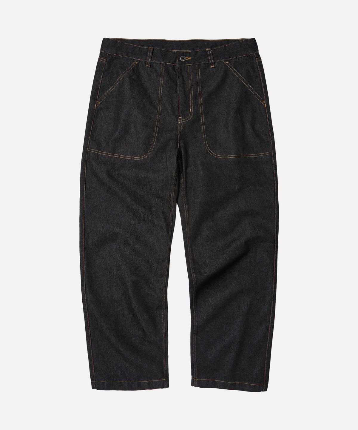 프리즘웍스(FRIZMWORKS) CP WIDE DENIM PANTS _ BLACK