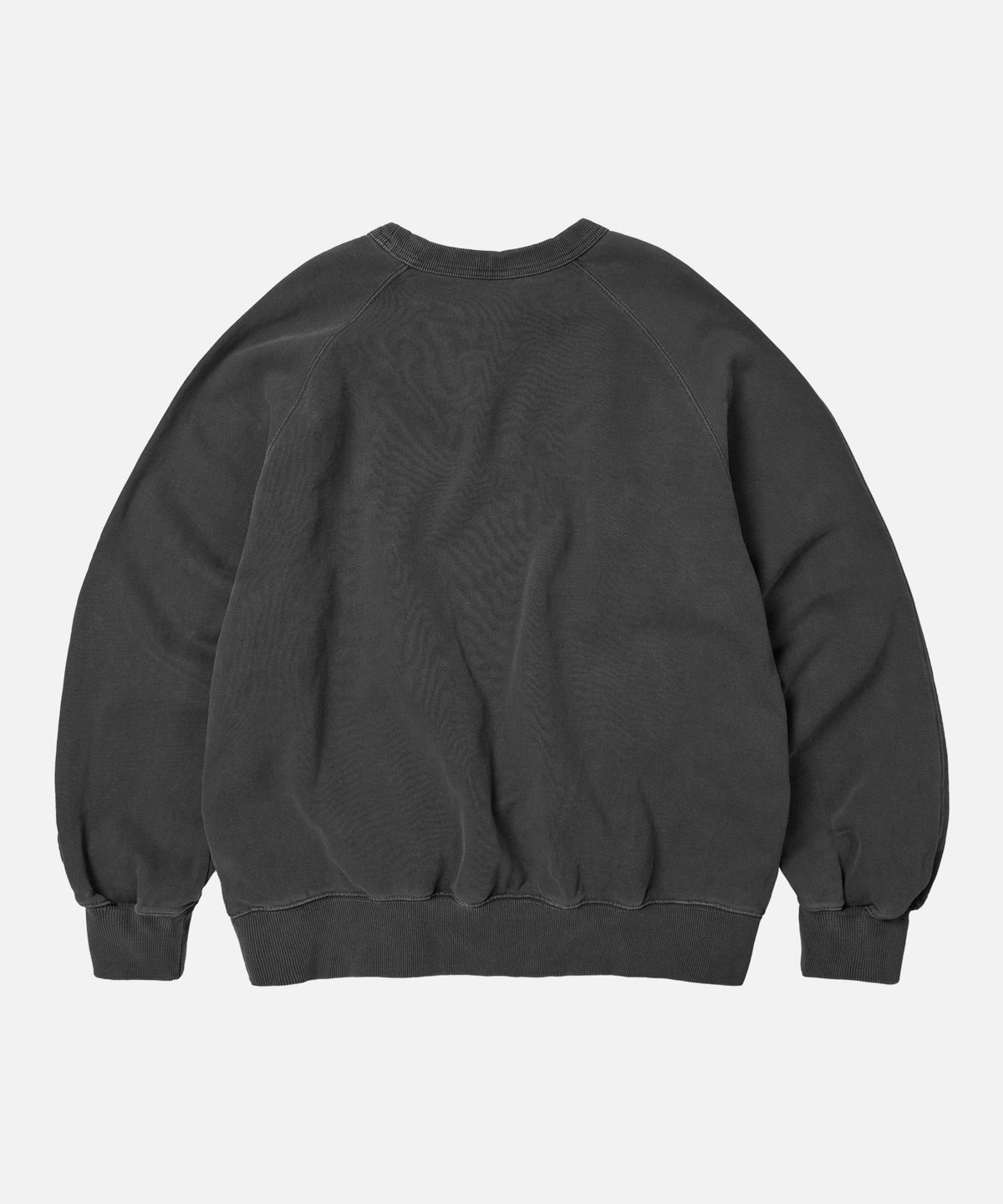 프리즘웍스(FRIZMWORKS) BLACK FLAG PIGMENT DYEING SWEATSHIRT _ CHARCOAL