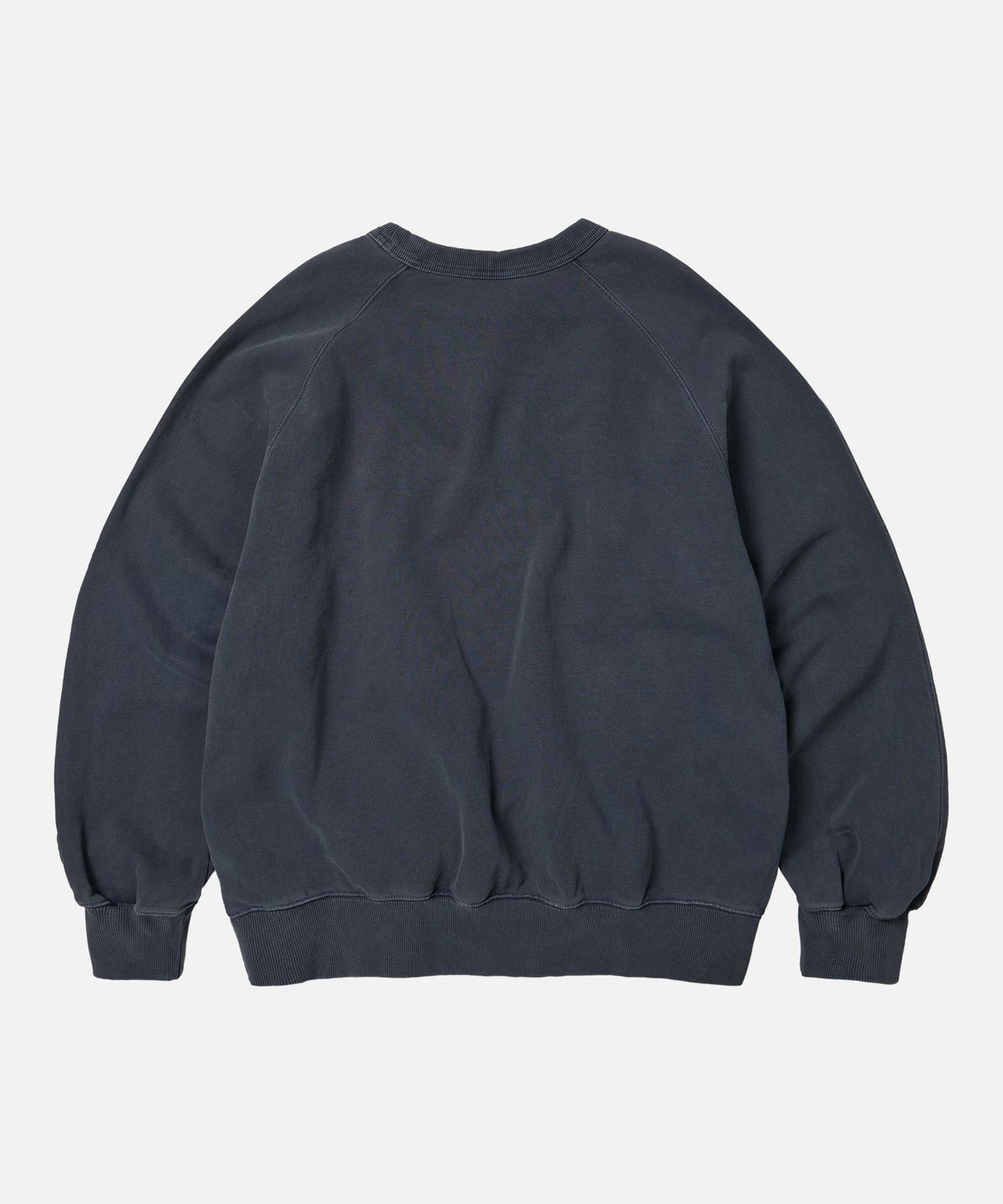 프리즘웍스(FRIZMWORKS) BLACK FLAG PIGMENT DYEING SWEATSHIRT _ NAVY
