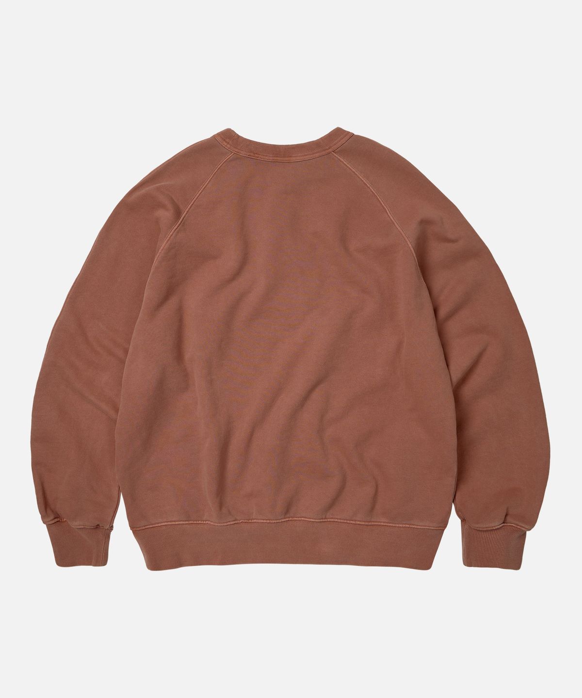 프리즘웍스(FRIZMWORKS) BLACK FLAG PIGMENT DYEING SWEATSHIRT _ BRICK