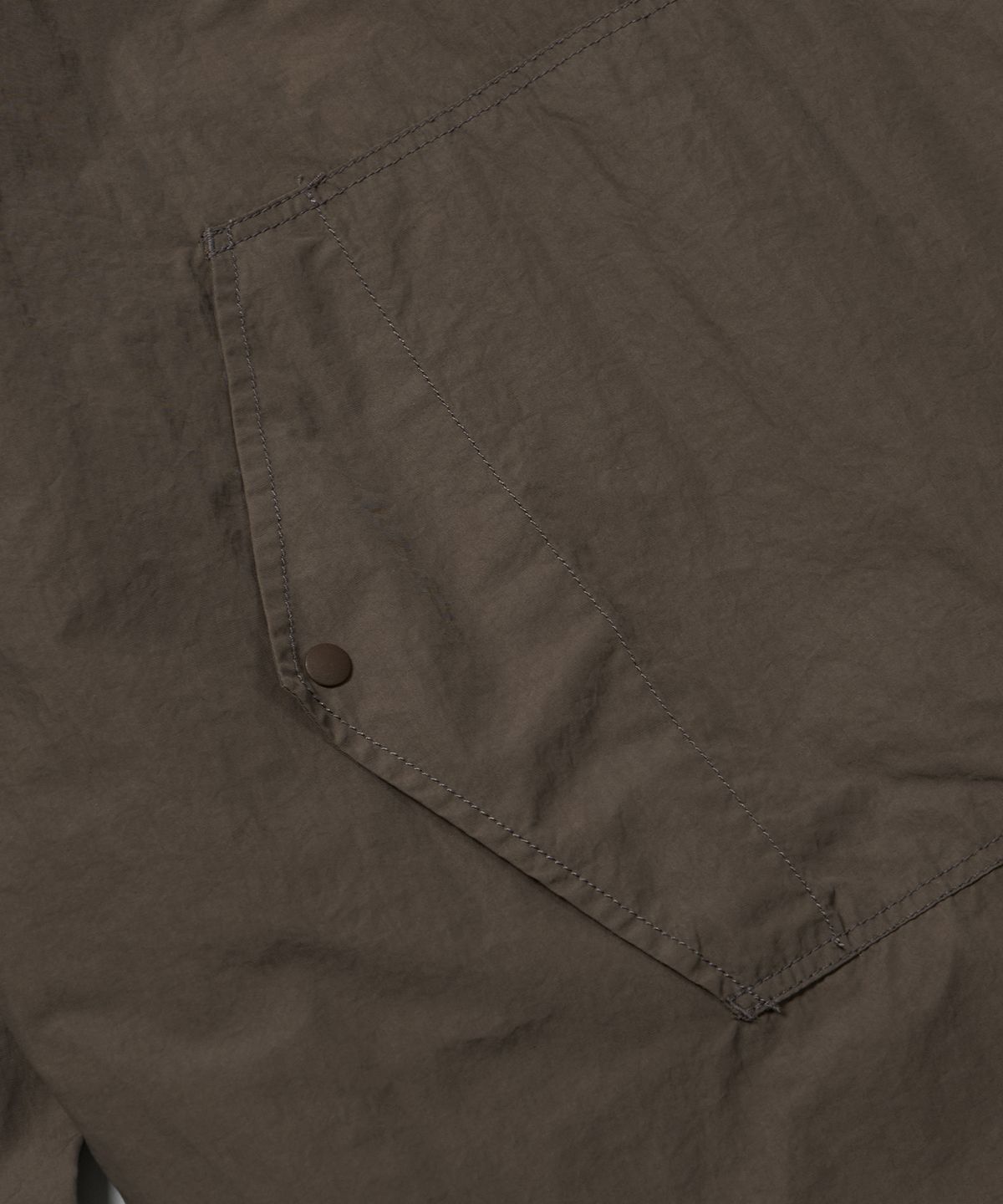 프리즘웍스(FRIZMWORKS) NYLON UTILITY POCKET SHIRT JACKET _ BROWN