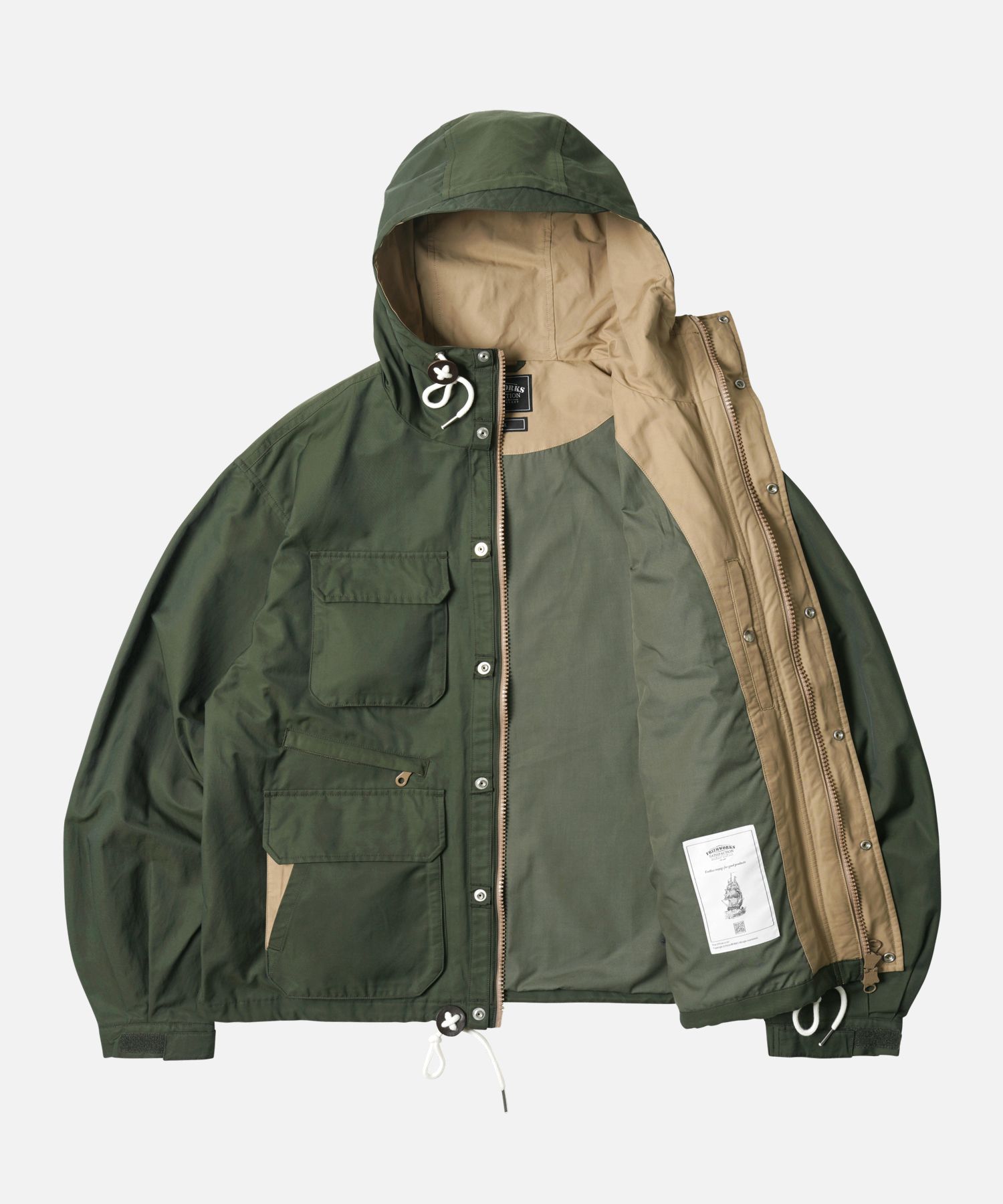 MUSINSA | FRIZMWORKS 60/40 MOUNTAIN PARKA 002 _ DARK GREEN