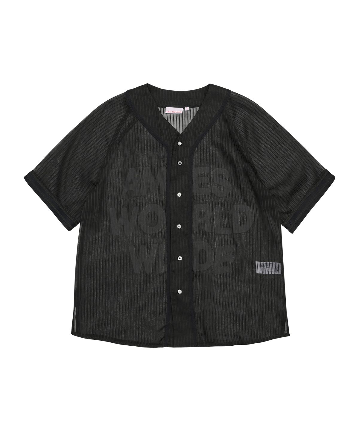 아메스 월드와이드(AMES-WORLDWIDE) MESH BASEBALL JACKET BLACK