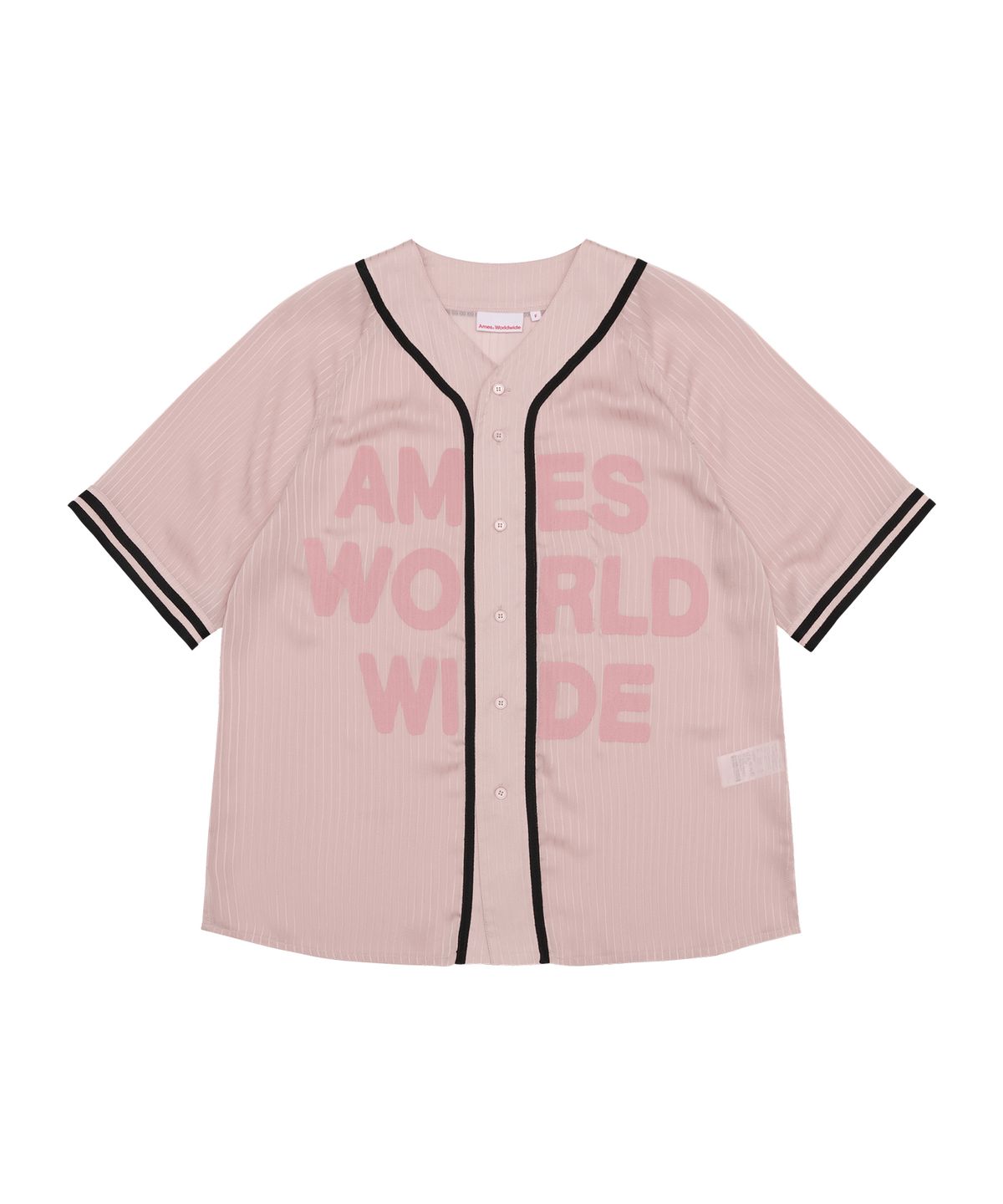 아메스 월드와이드(AMES-WORLDWIDE) MESH BASEBALL JACKET PINK