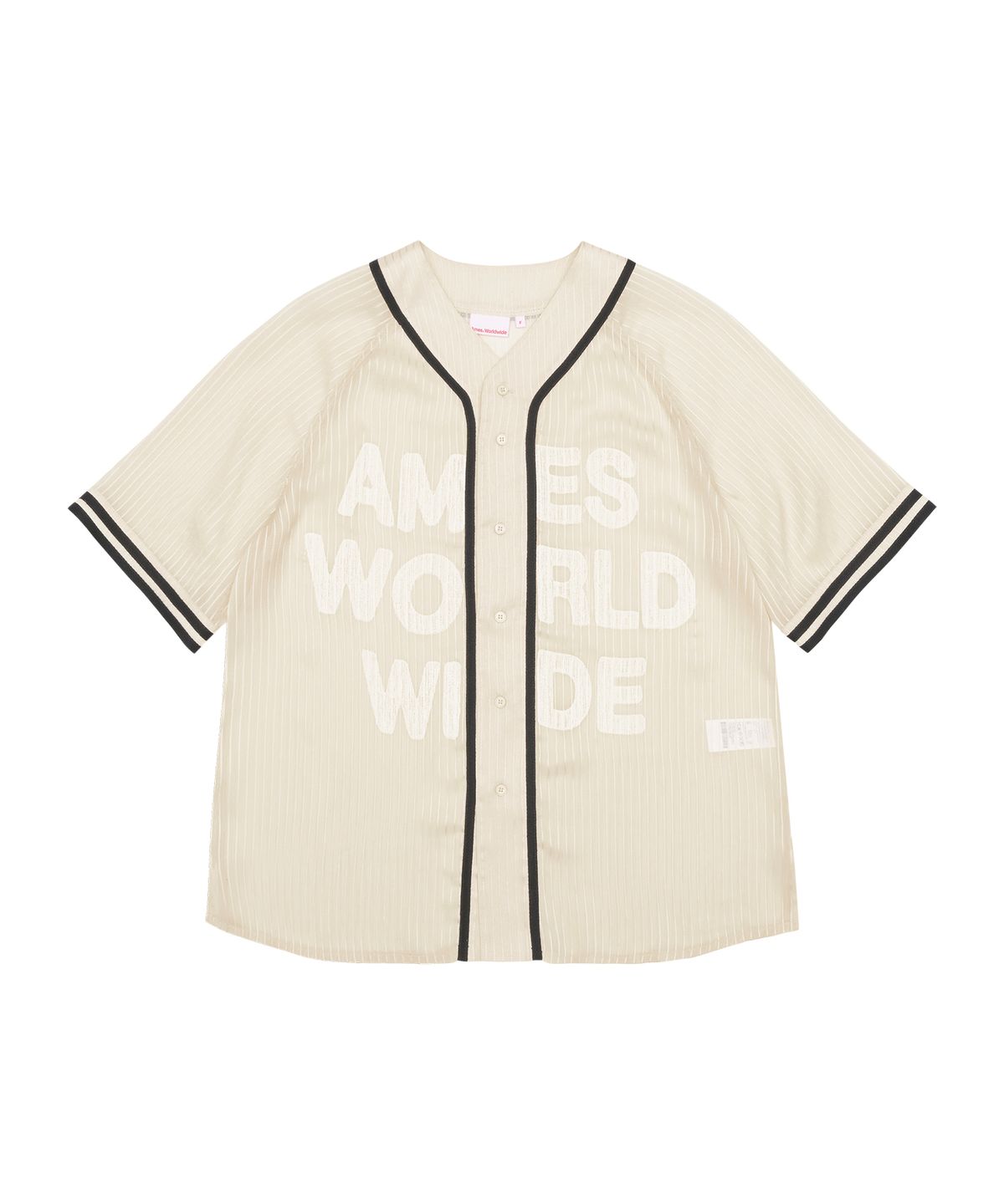 아메스 월드와이드(AMES-WORLDWIDE) MESH BASEBALL JACKET IVORY
