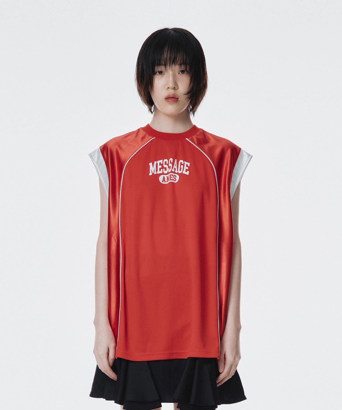 아메스 월드와이드(AMES-WORLDWIDE) SPORTY SLEEVELESS JERSEY RED