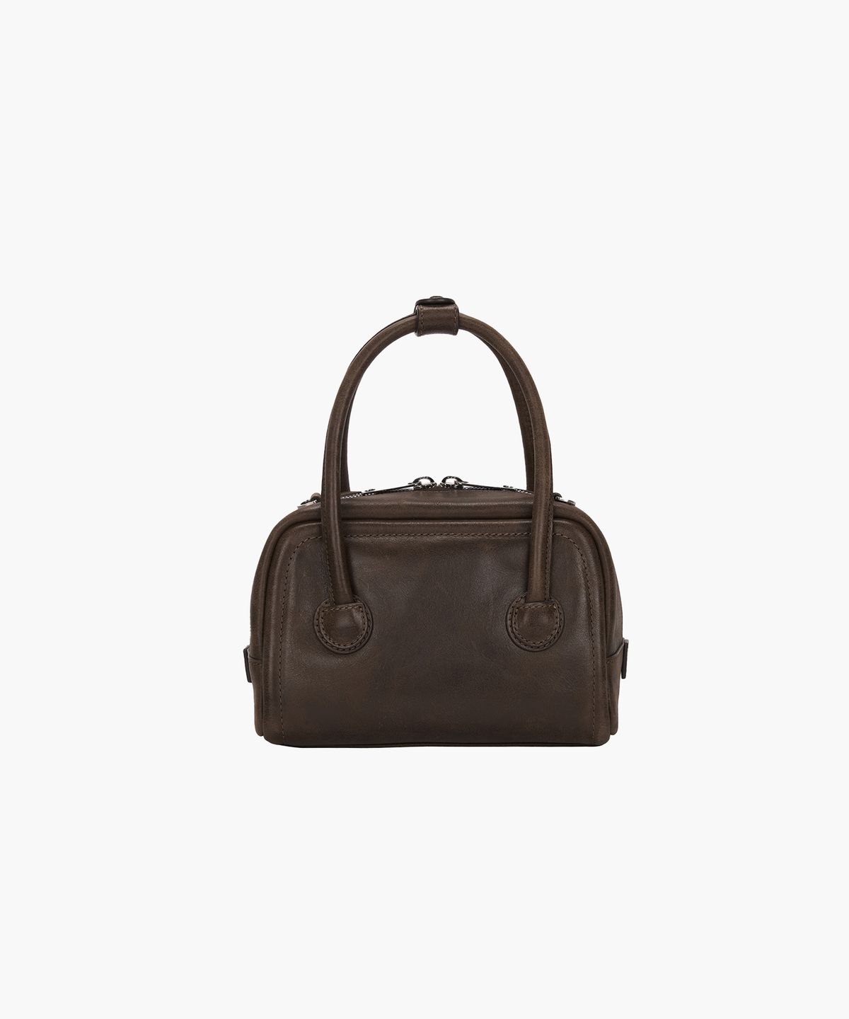 마지셔우드(MARGESHERWOOD) SOFT TOTE MINI_washed brown pull-up