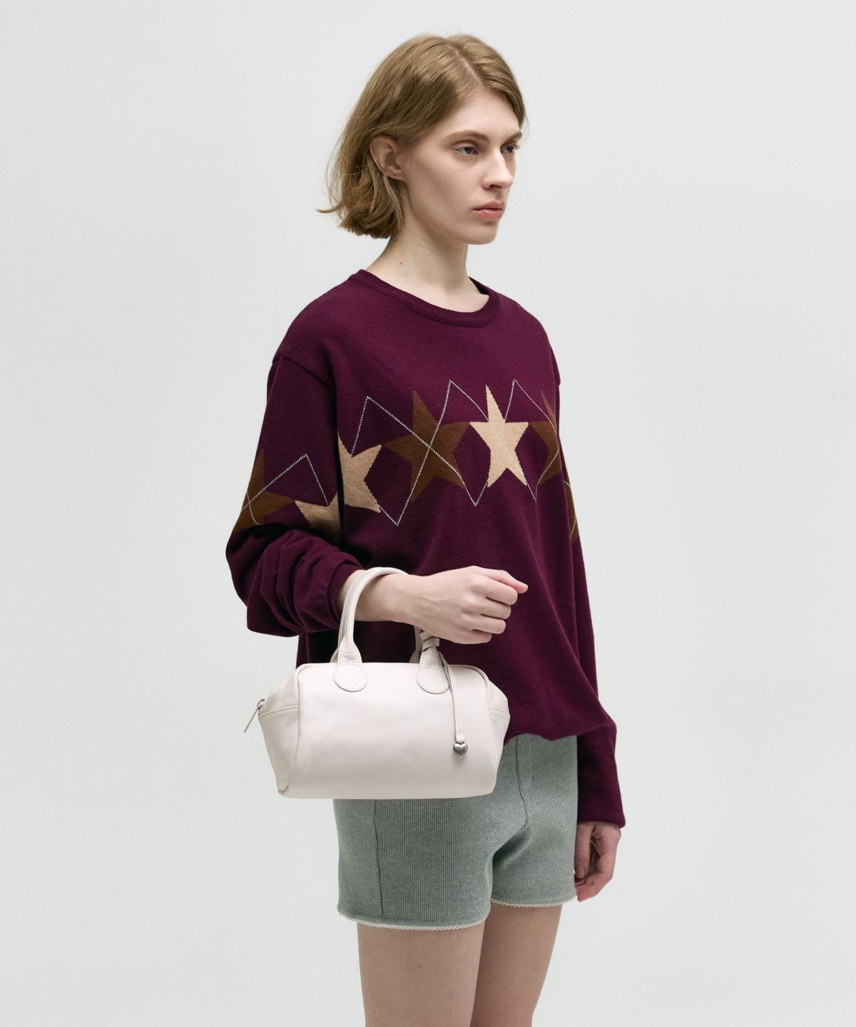 마지셔우드(MARGESHERWOOD) SOFT BOWLING_pale pink cracked