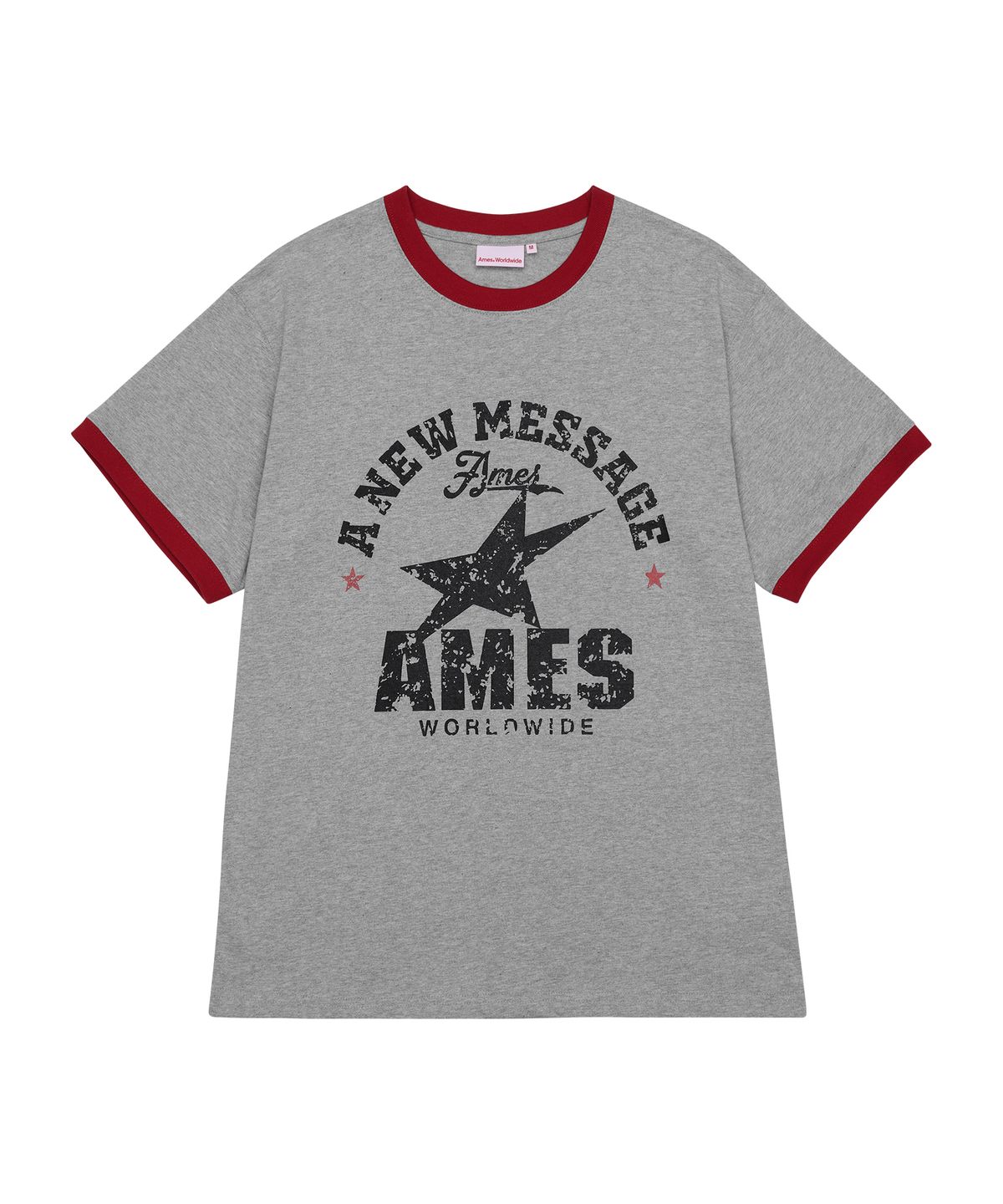 아메스 월드와이드(AMES-WORLDWIDE) VINTAGE STAR TEE GREY