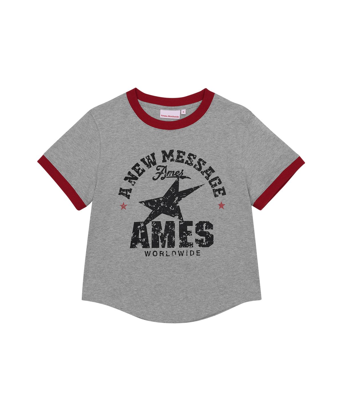 아메스 월드와이드(AMES-WORLDWIDE) VINTAGE STAR TEE GREY