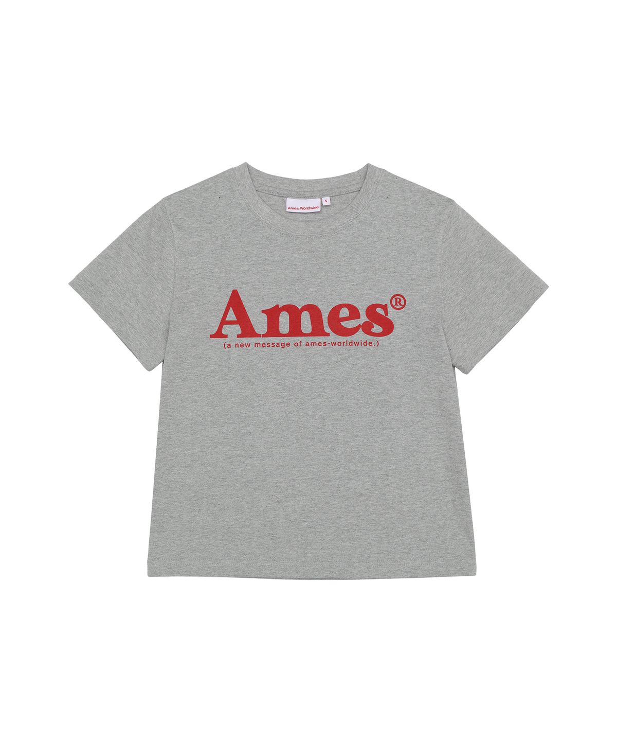 아메스 월드와이드(AMES-WORLDWIDE) BASIC LOGO TEE GREY