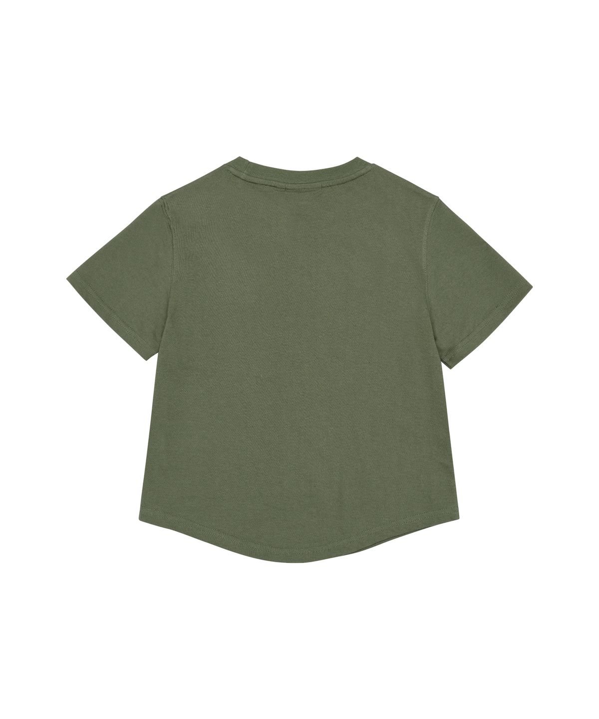 아메스 월드와이드(AMES-WORLDWIDE) ROUND HEM CROP TEE KHAKI