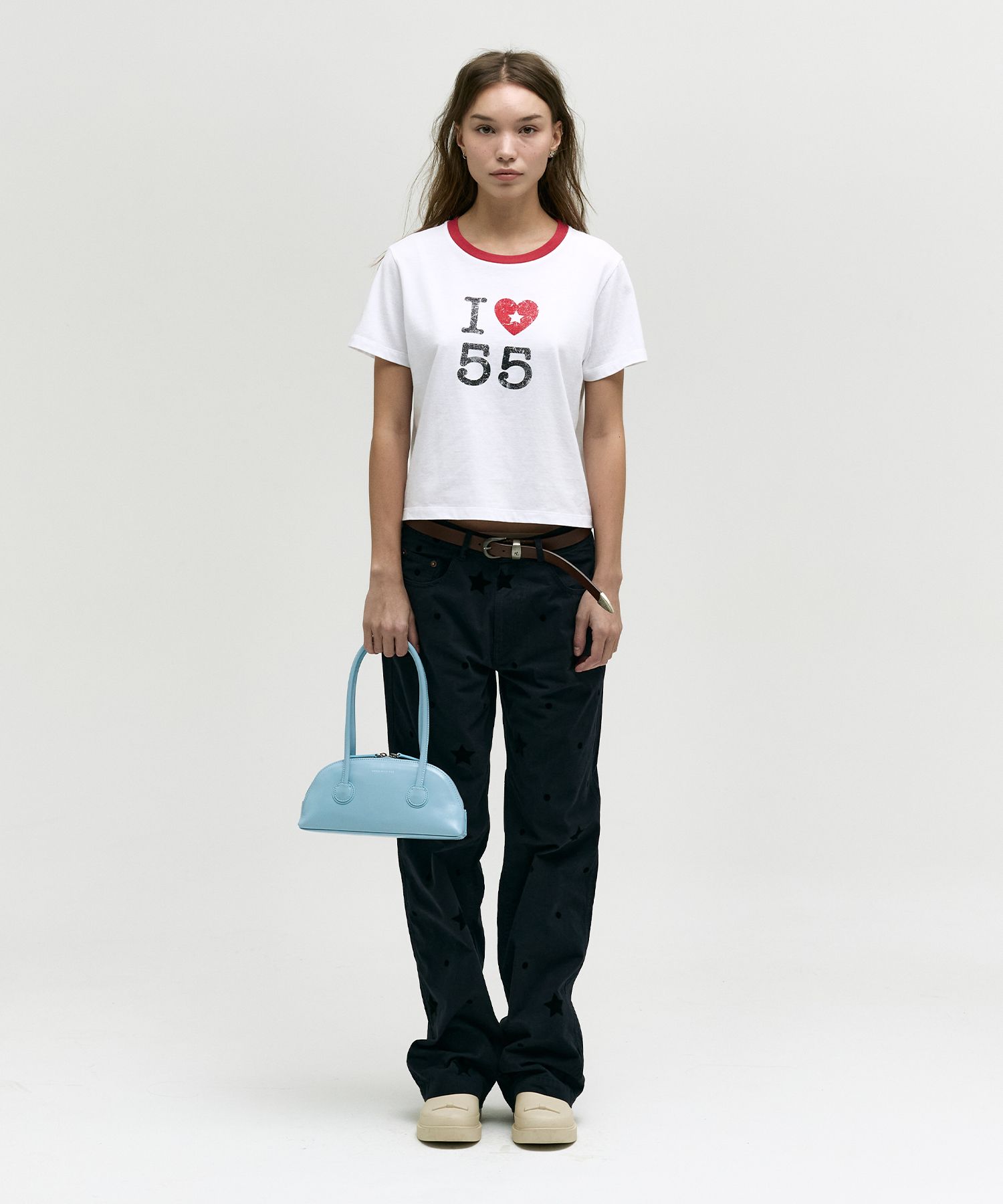 MUSINSA | MARGESHERWOOD BESSETTE SHOULDER_dream blue glossy