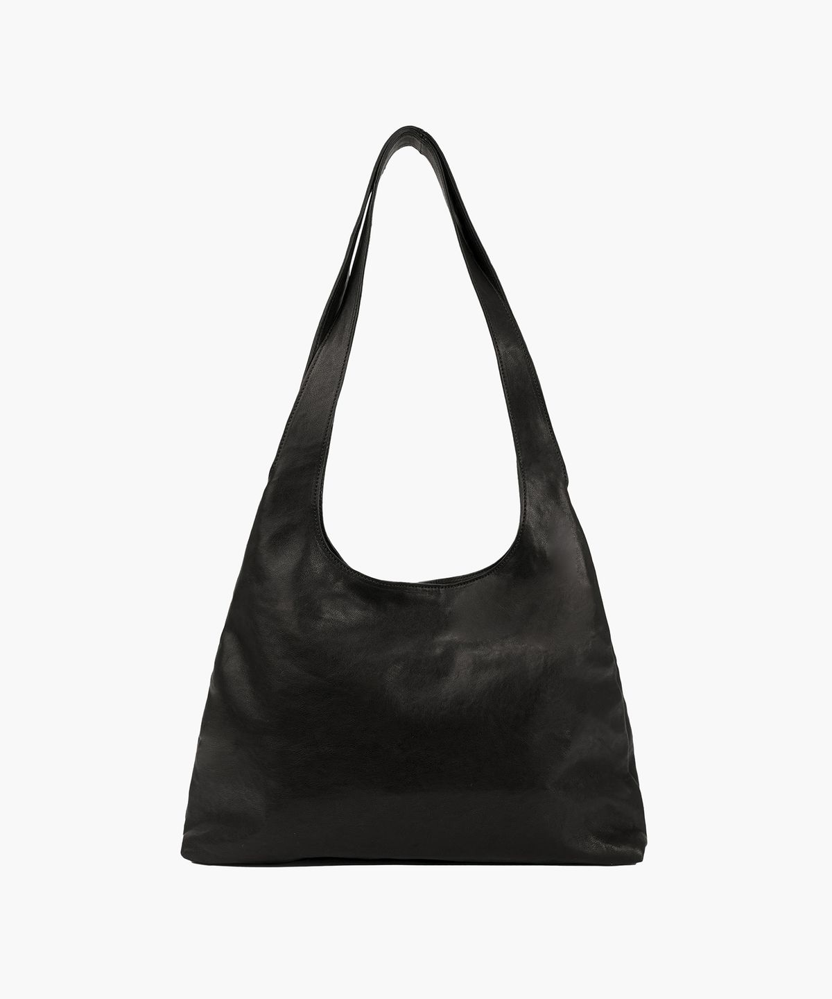 마지셔우드(MARGESHERWOOD) HALTER HOBO LARGE_black washed nappa