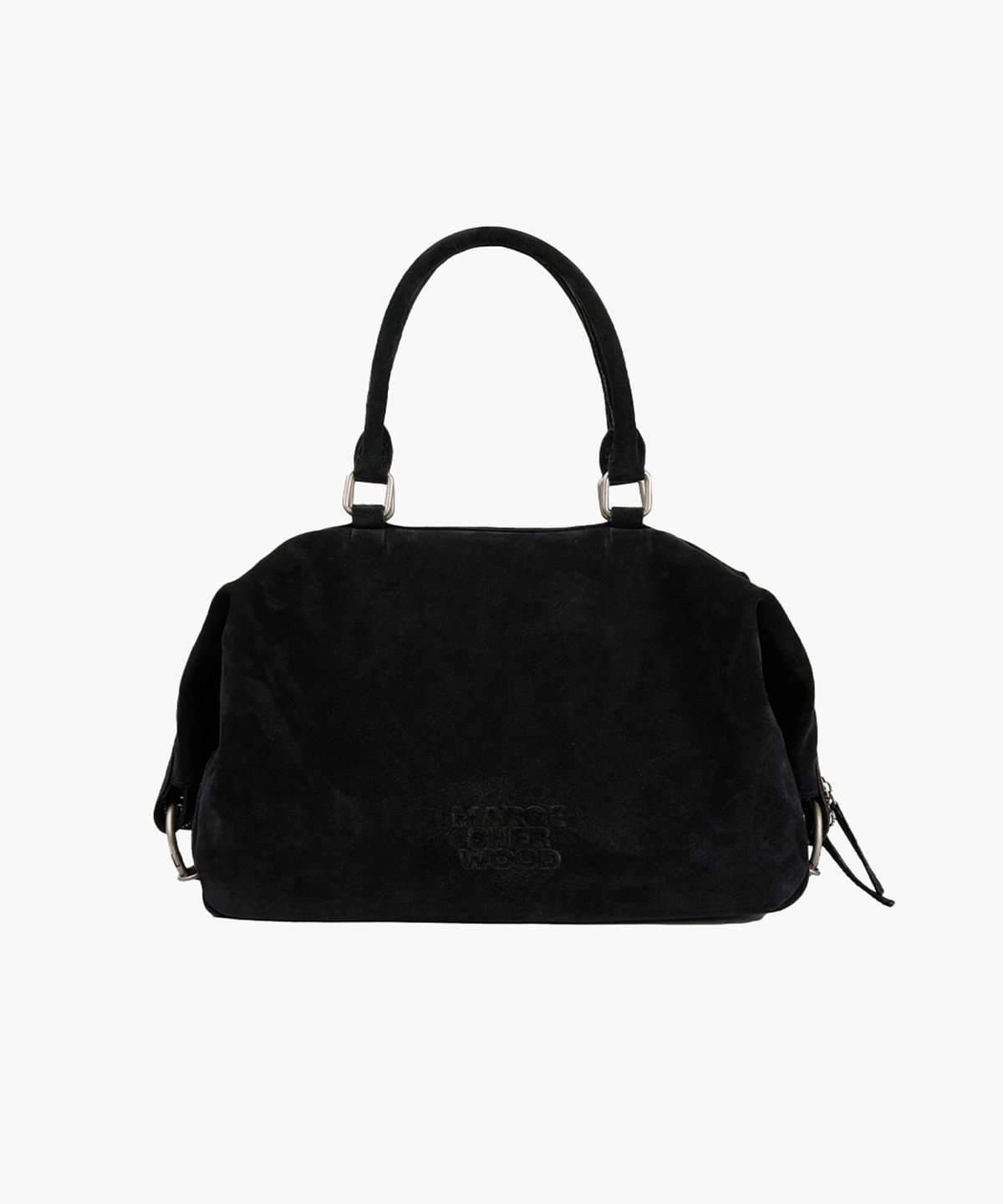 마지셔우드(MARGESHERWOOD) DUMPLING TOTE_black suede