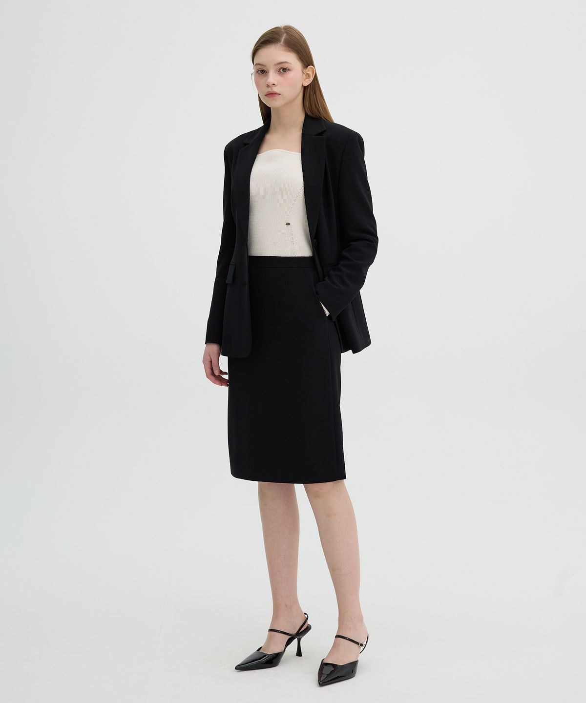 올리브 데 올리브(OLIVE DES OLIVE) H라인 스커트 OW5XS1010