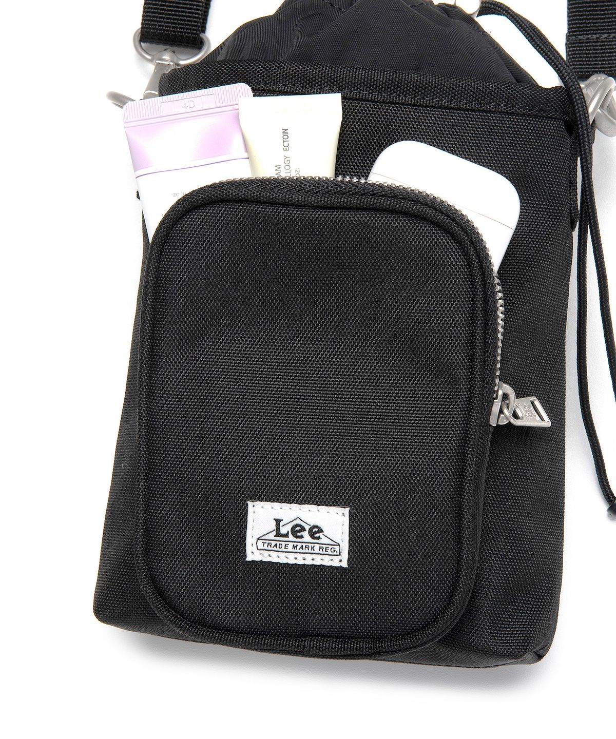 리(LEE) 포켓 파우치백 블랙