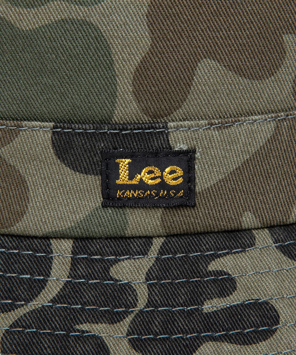리(LEE) 트위치 로고 버킷햇 카모플라쥬