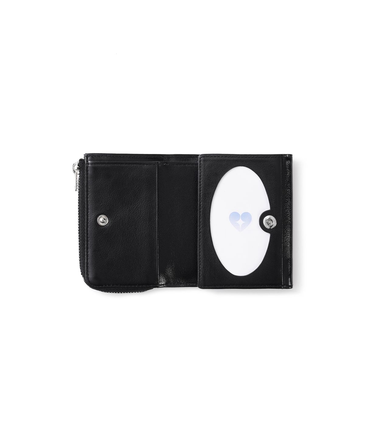 페넥(FENNEC) HEARTY ZIPPER WALLET - BLACK