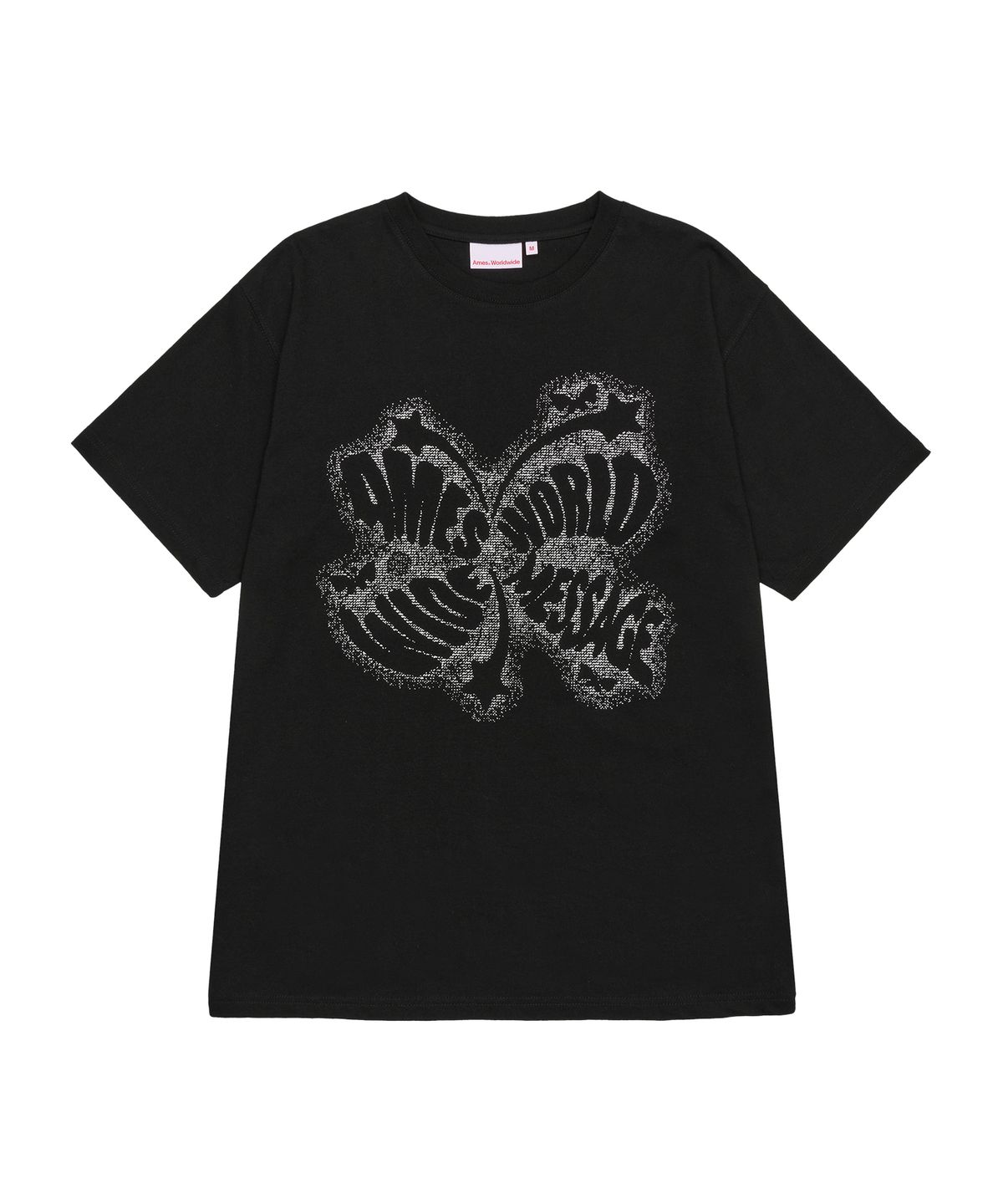 아메스 월드와이드(AMES-WORLDWIDE) CHARACTER SPRAY TEE BLACK