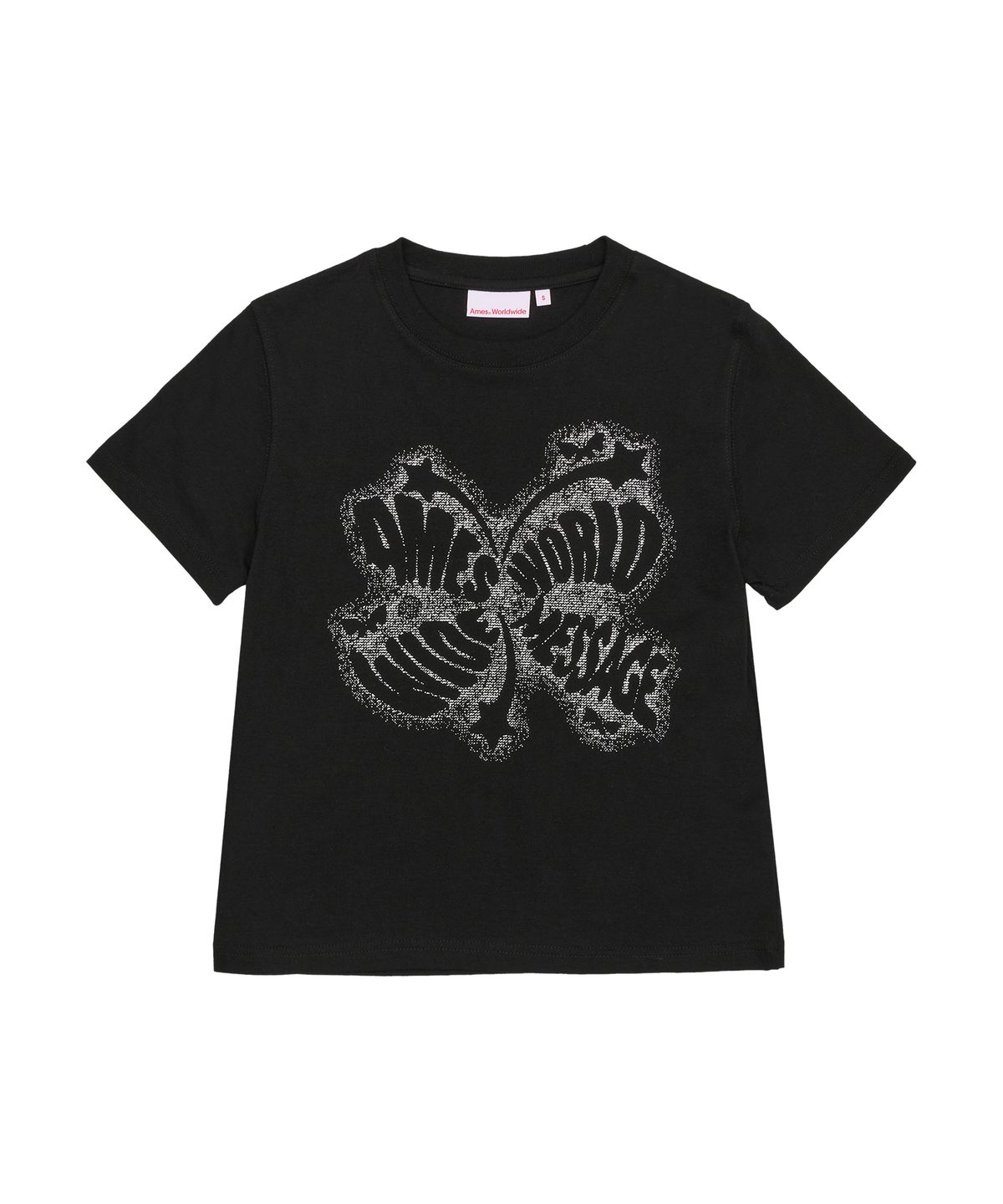 아메스 월드와이드(AMES-WORLDWIDE) CHARACTER SPRAY TEE BLACK