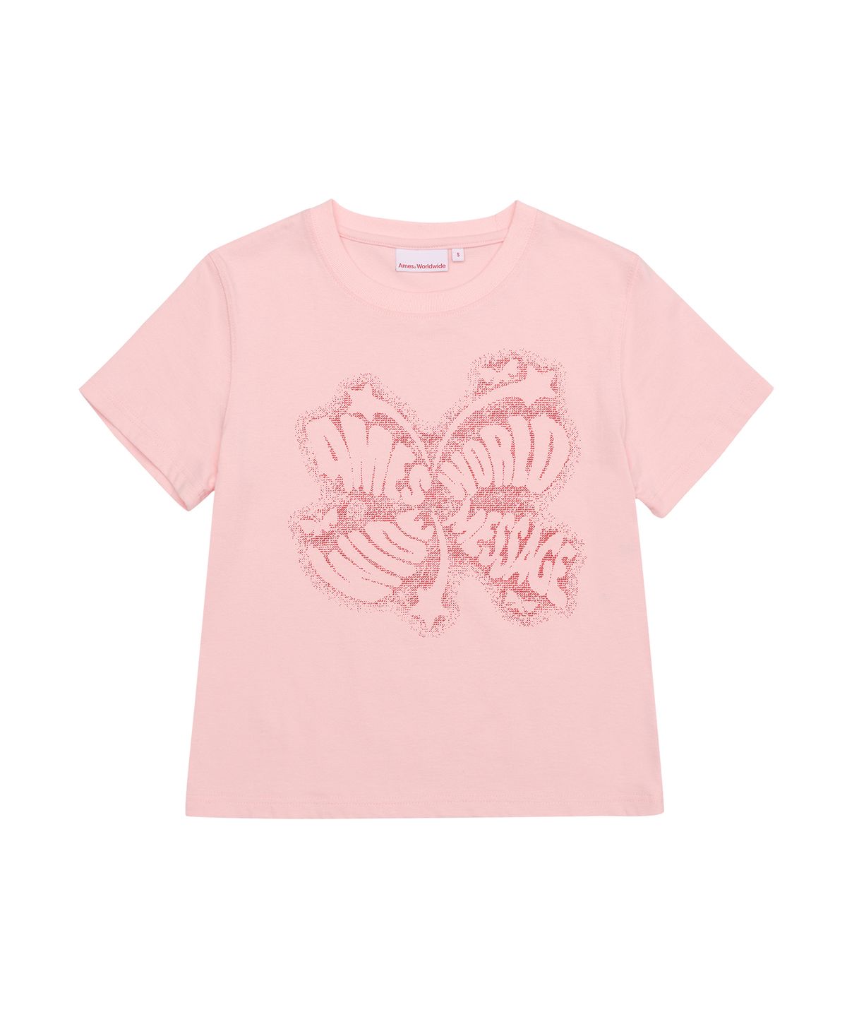 아메스 월드와이드(AMES-WORLDWIDE) CHARACTER SPRAY TEE PINK