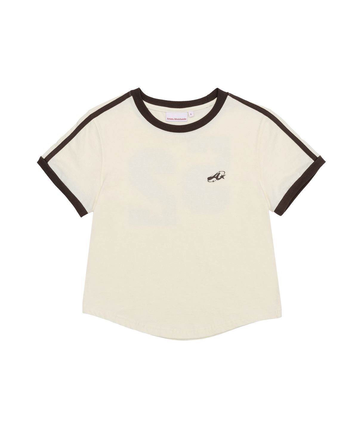 아메스 월드와이드(AMES-WORLDWIDE) A NUMBERING LINETAPE TEE CREAM