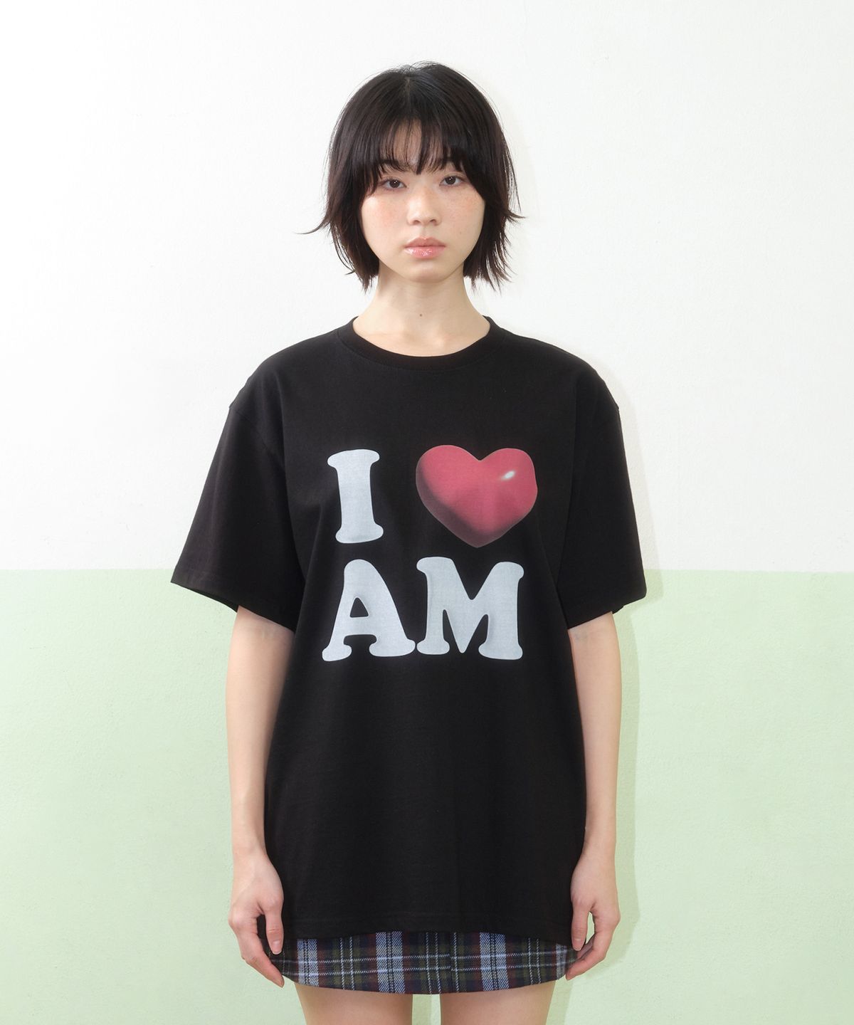 아메스 월드와이드(AMES-WORLDWIDE) I LOVE AMES TEE BLACK