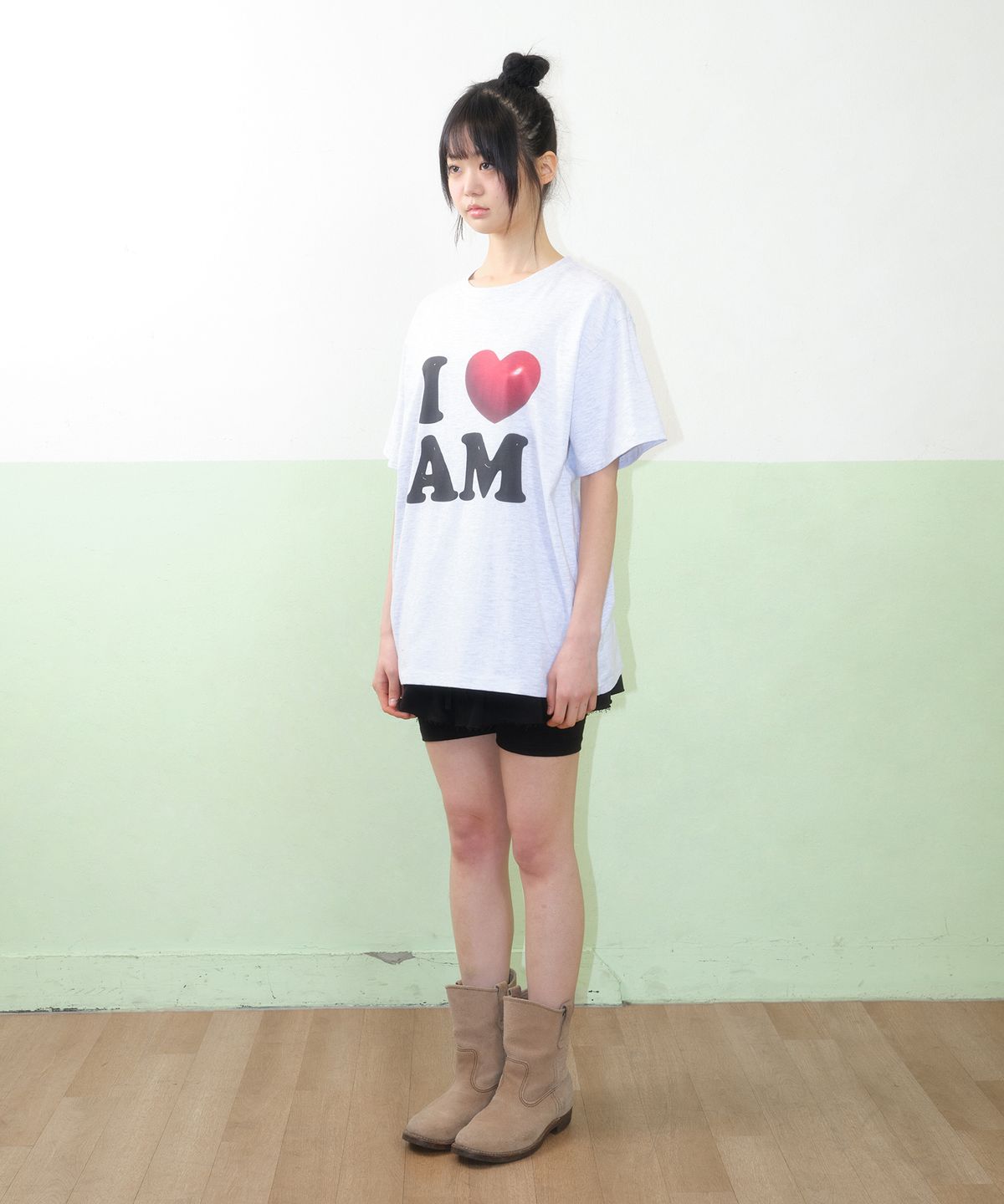 아메스 월드와이드(AMES-WORLDWIDE) I LOVE AMES TEE GREY