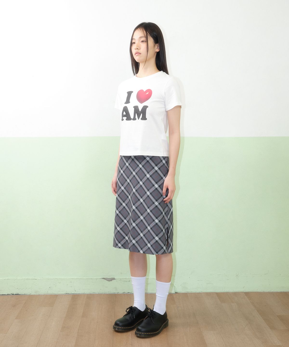 아메스 월드와이드(AMES-WORLDWIDE) I LOVE AMES TEE WHITE