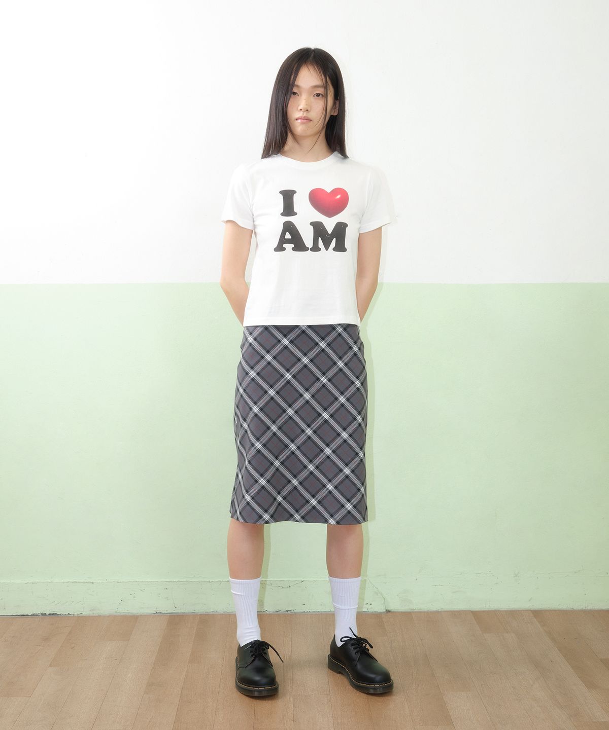 아메스 월드와이드(AMES-WORLDWIDE) I LOVE AMES TEE WHITE