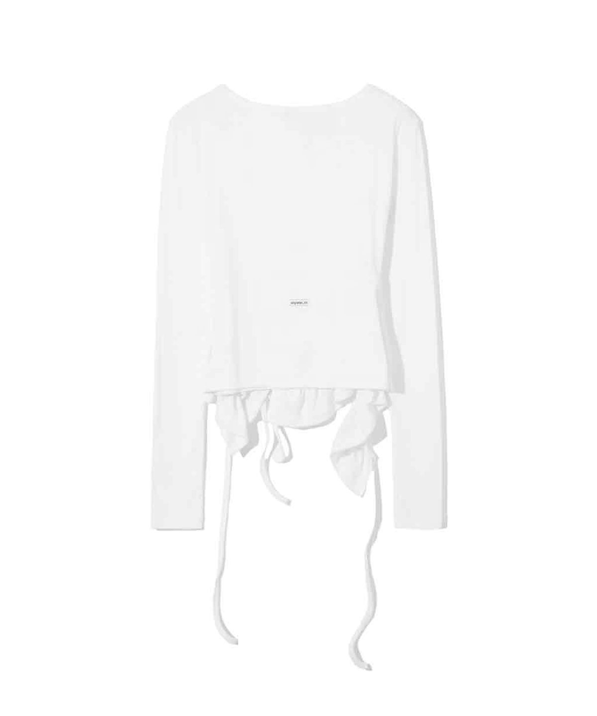 렌세(RENSE) Double Layered Long Sleeve White
