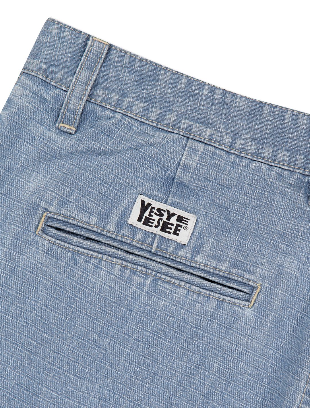 デニム・ジーパン YESEYESEE Two Tucked Ripstop Denim Pants 5MM399 yeseyesee® :: Two Tucked Ripstop Denim Pants Dark Indigo