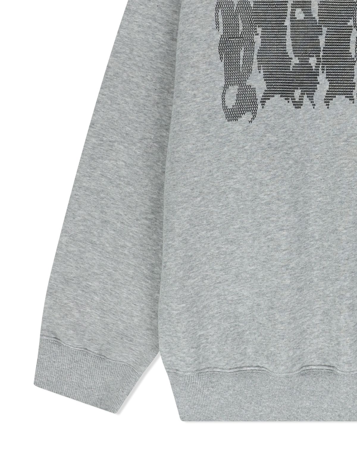 예스아이씨(YESEYESEE) Y.E.S Typo Sweatshirt Grey