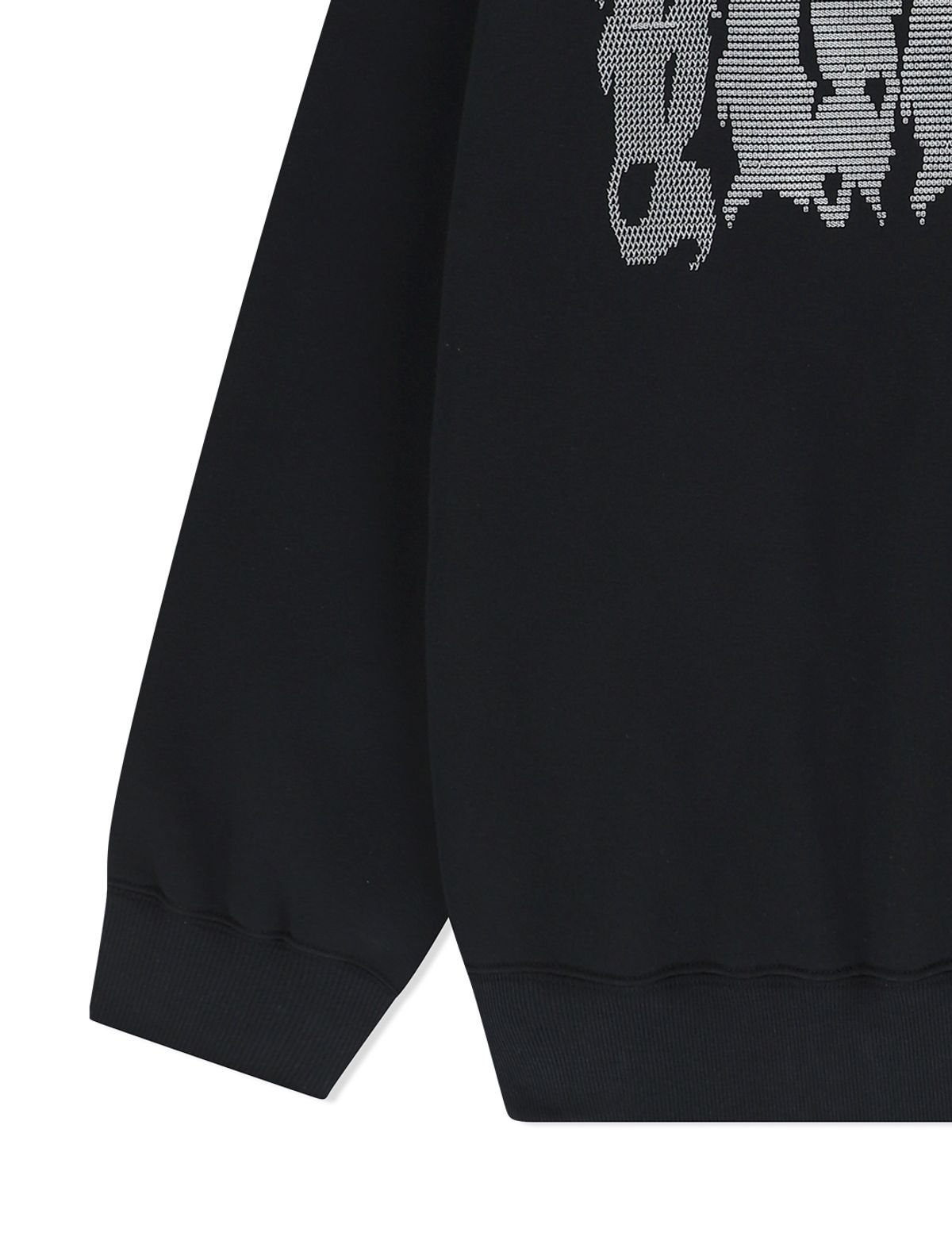 예스아이씨(YESEYESEE) Y.E.S Typo Sweatshirt Charcoal