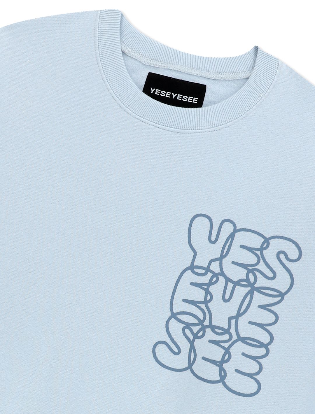 ★2024FW新作★YESEYESEE★C-Logo L/S MUSINSA | YESEYESEE C-Logo Sweatshirt Slate