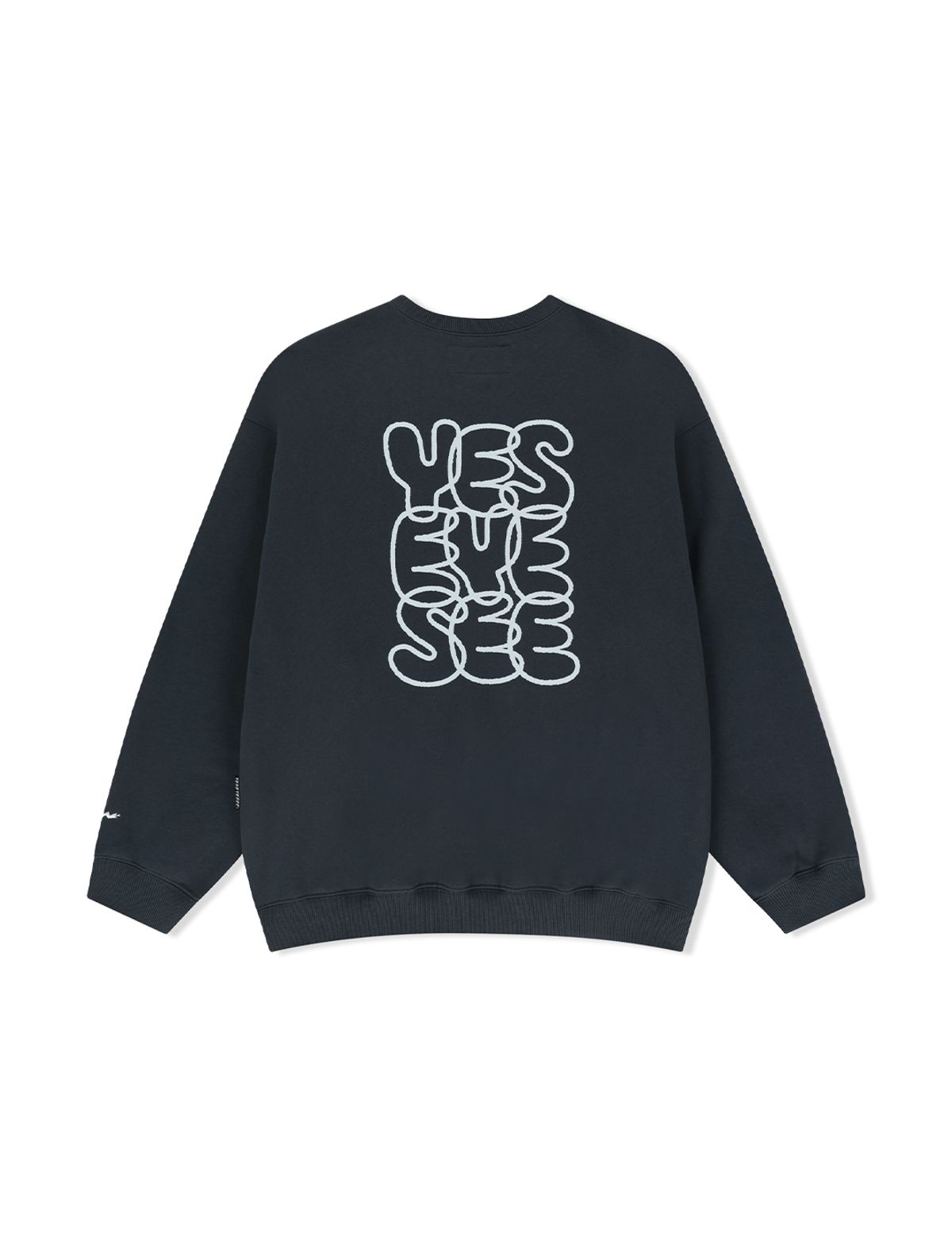 예스아이씨(YESEYESEE) [25FW] C-Logo Sweatshirt Charcoal