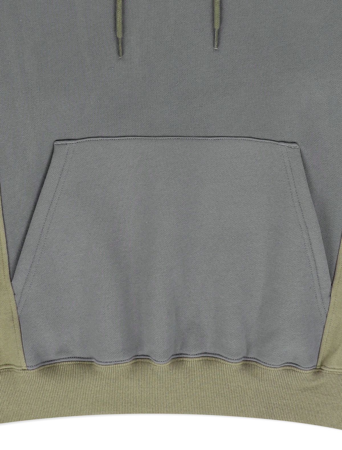 예스아이씨(YESEYESEE) Triple Raglan Hoodie Khaki