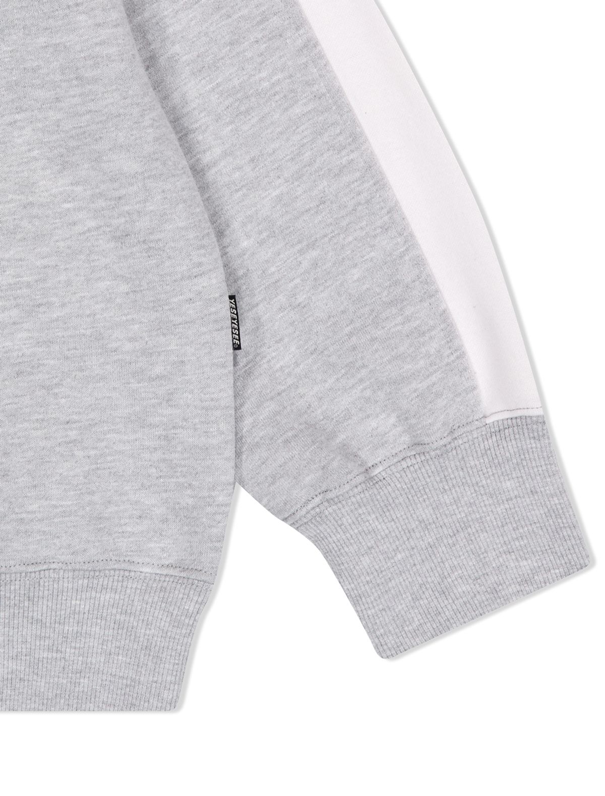 예스아이씨(YESEYESEE) Triple Raglan Hoodie Grey