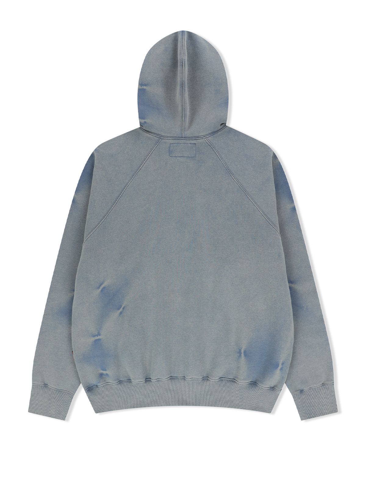 예스아이씨(YESEYESEE) SN Painted Hoodie Smoky Blue