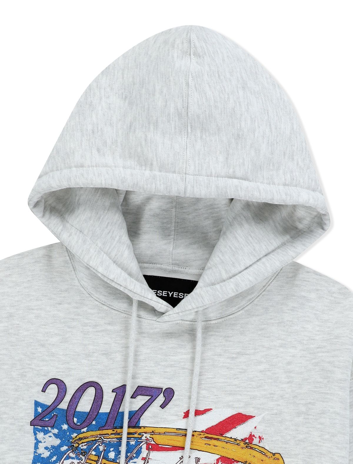 예스아이씨(YESEYESEE) Y.E.S Goal In Hoodie Light Grey