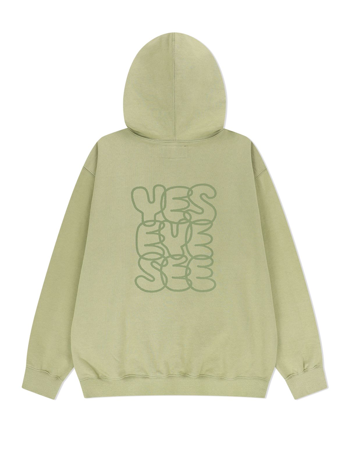 예스아이씨(YESEYESEE) C-Logo Hoodie Pear Green