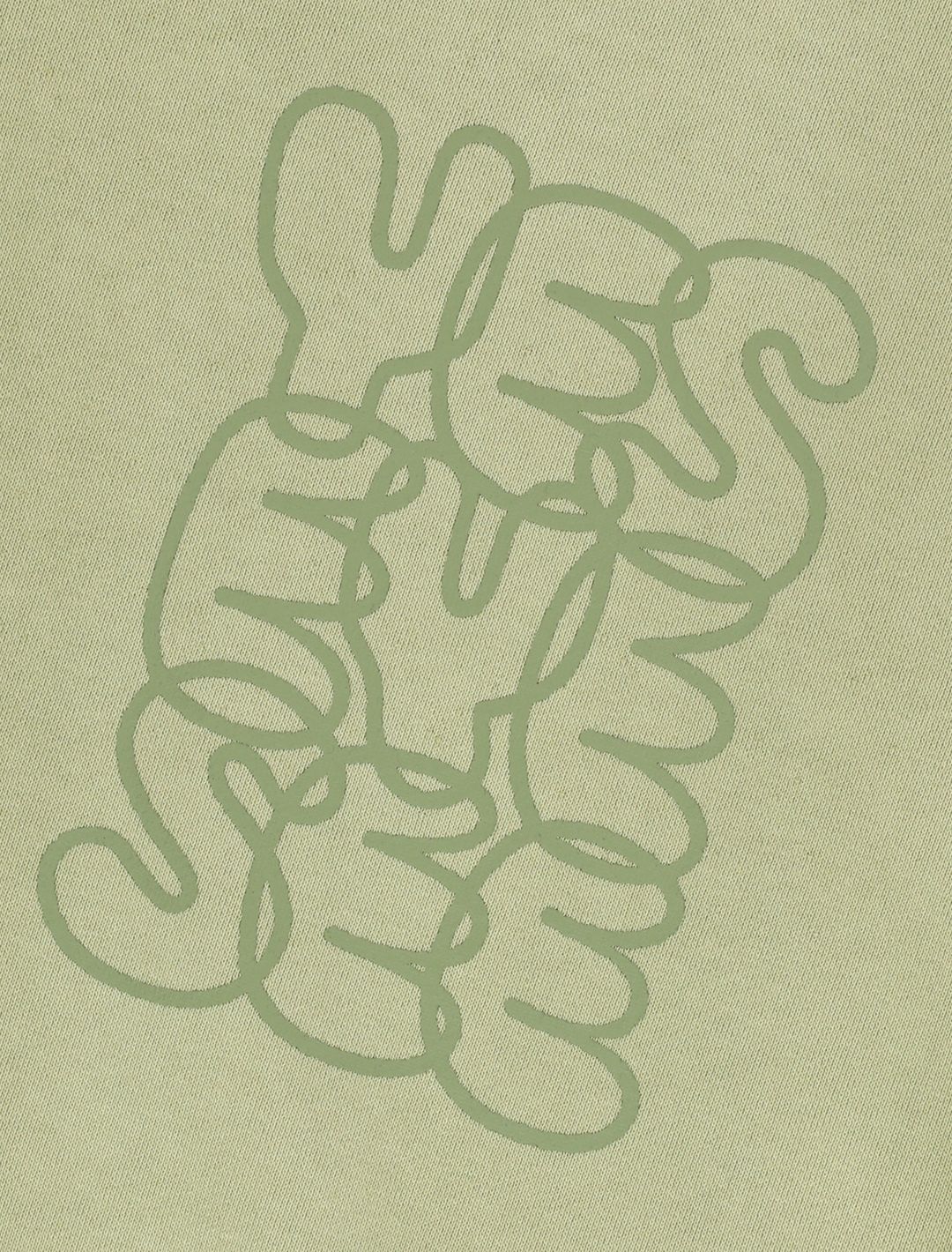 MUSINSA | YESEYESEE C-Logo Hoodie Pear Green