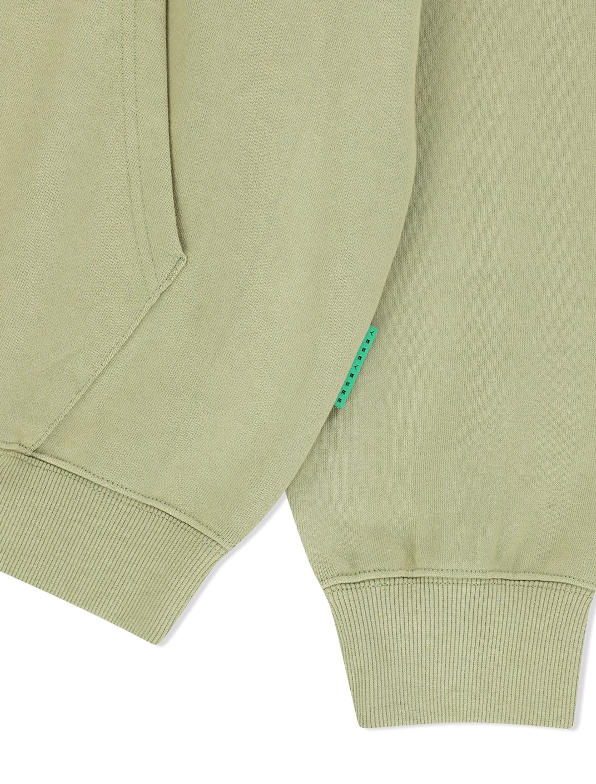 예스아이씨(YESEYESEE) C-Logo Hoodie Pear Green