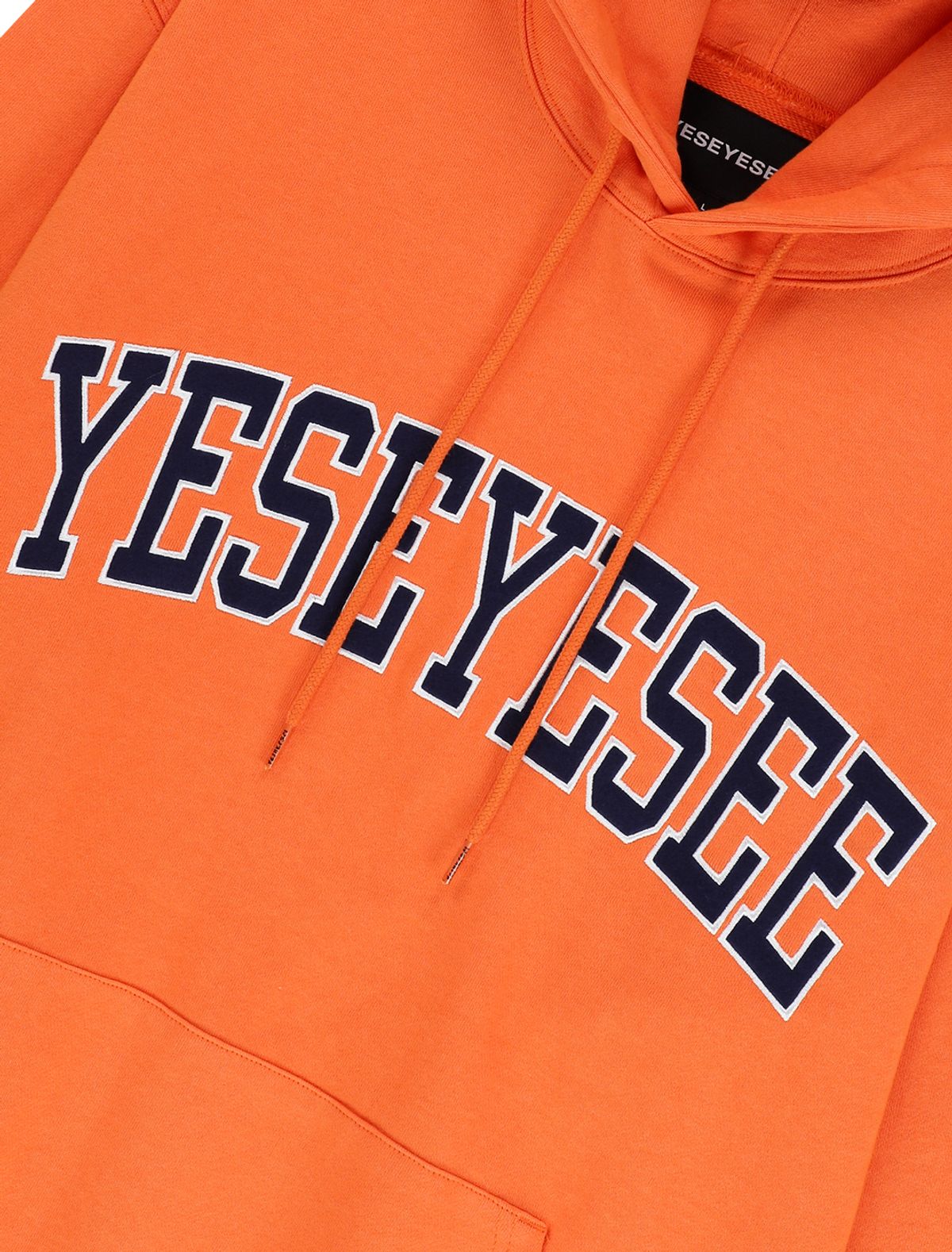 예스아이씨(YESEYESEE) Arch Logo Hoodie Orange