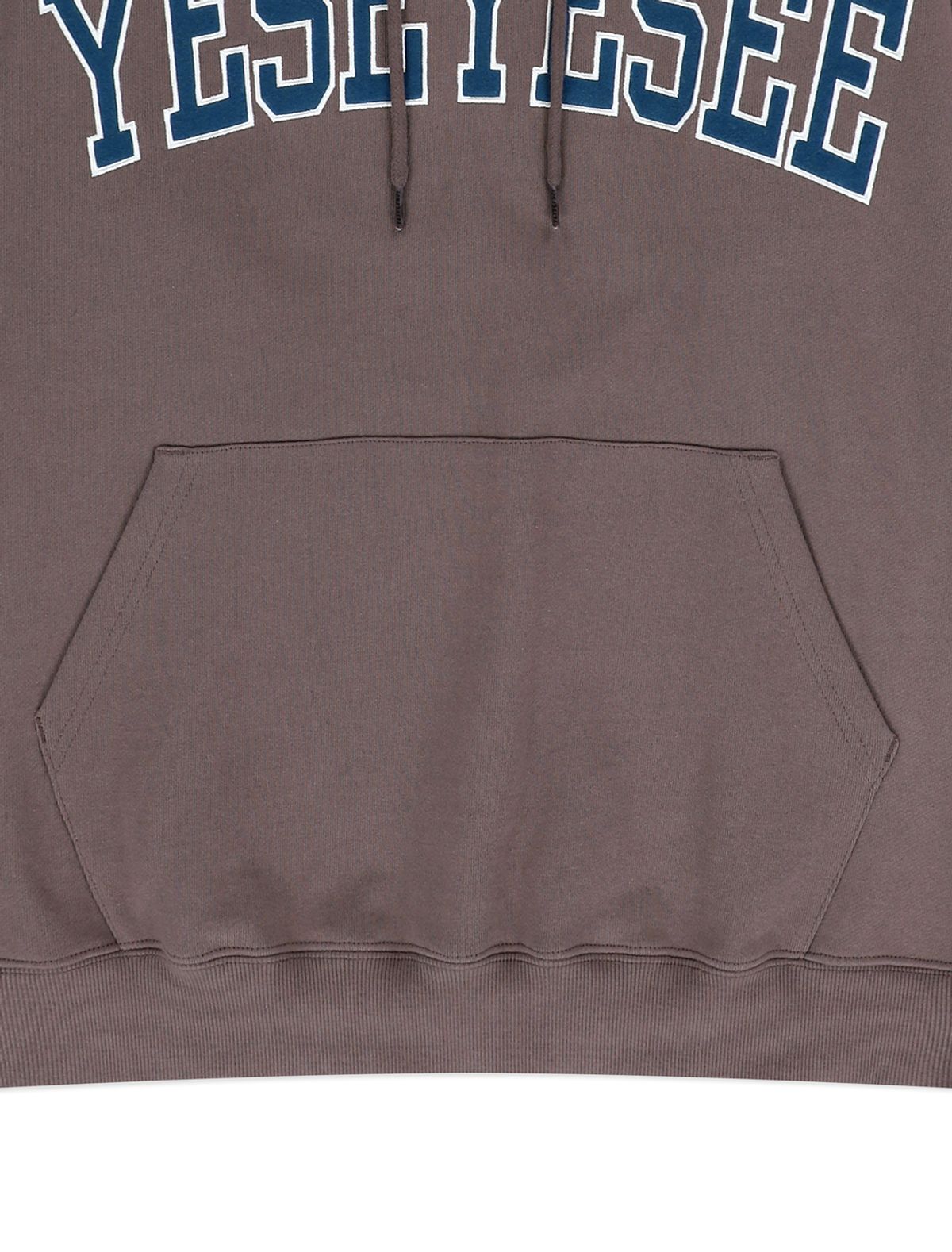 예스아이씨(YESEYESEE) Arch Logo Hoodie Cocoa