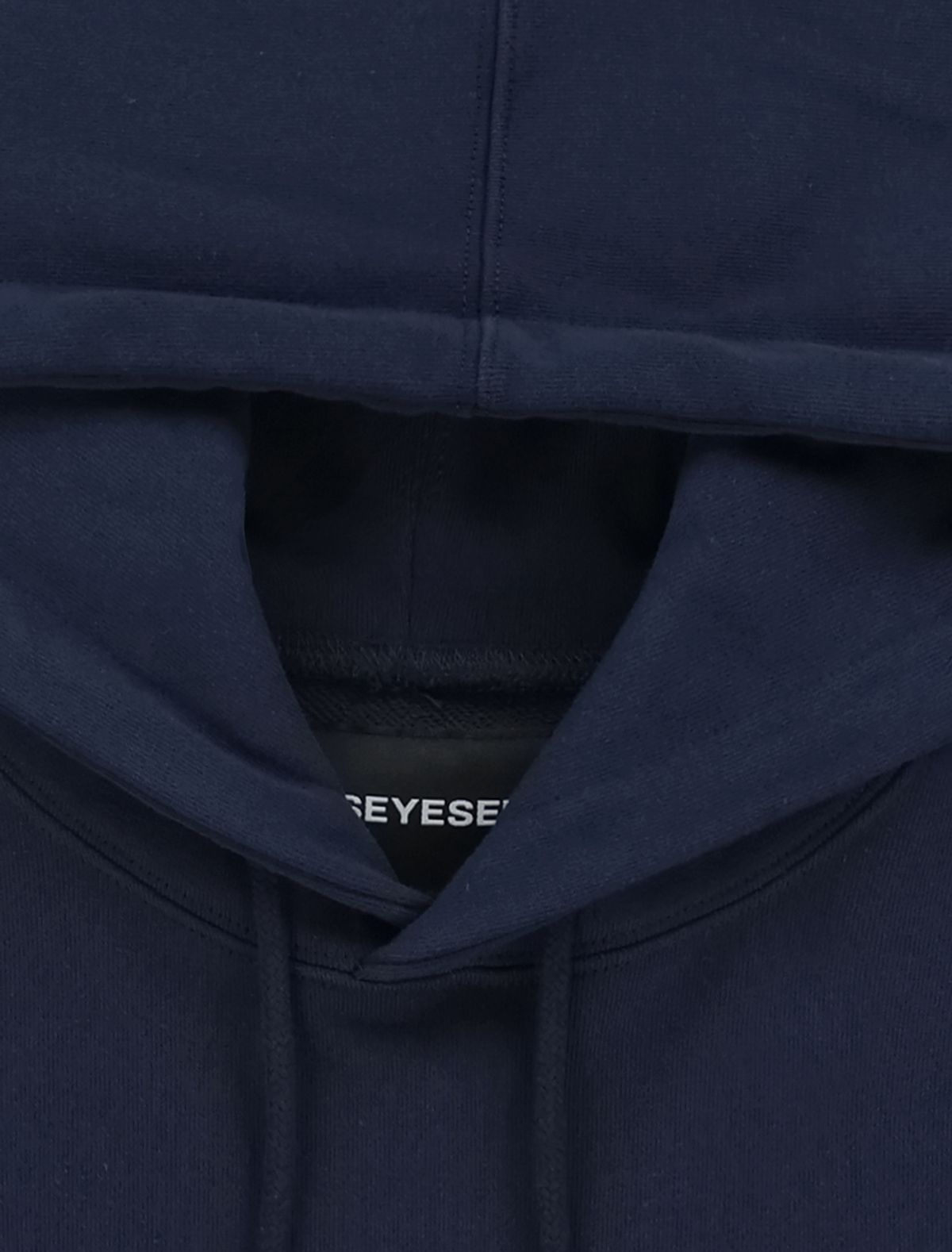 예스아이씨(YESEYESEE) [25FW] Arch Logo Hoodie Navy