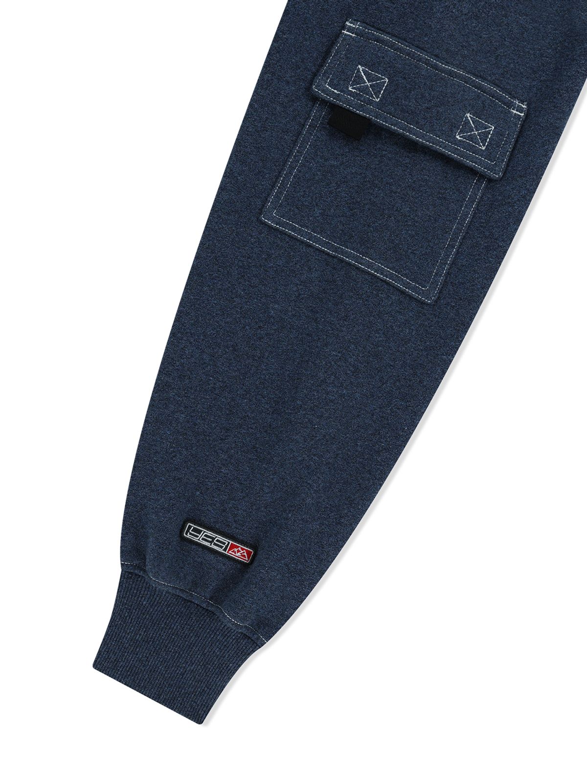 예스아이씨(YESEYESEE) Y.E.S Stitch Pocket Zip up Hoodie Navy